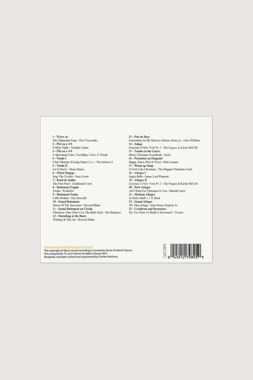 70128 - CD Christmas Classics By Charles Mathews