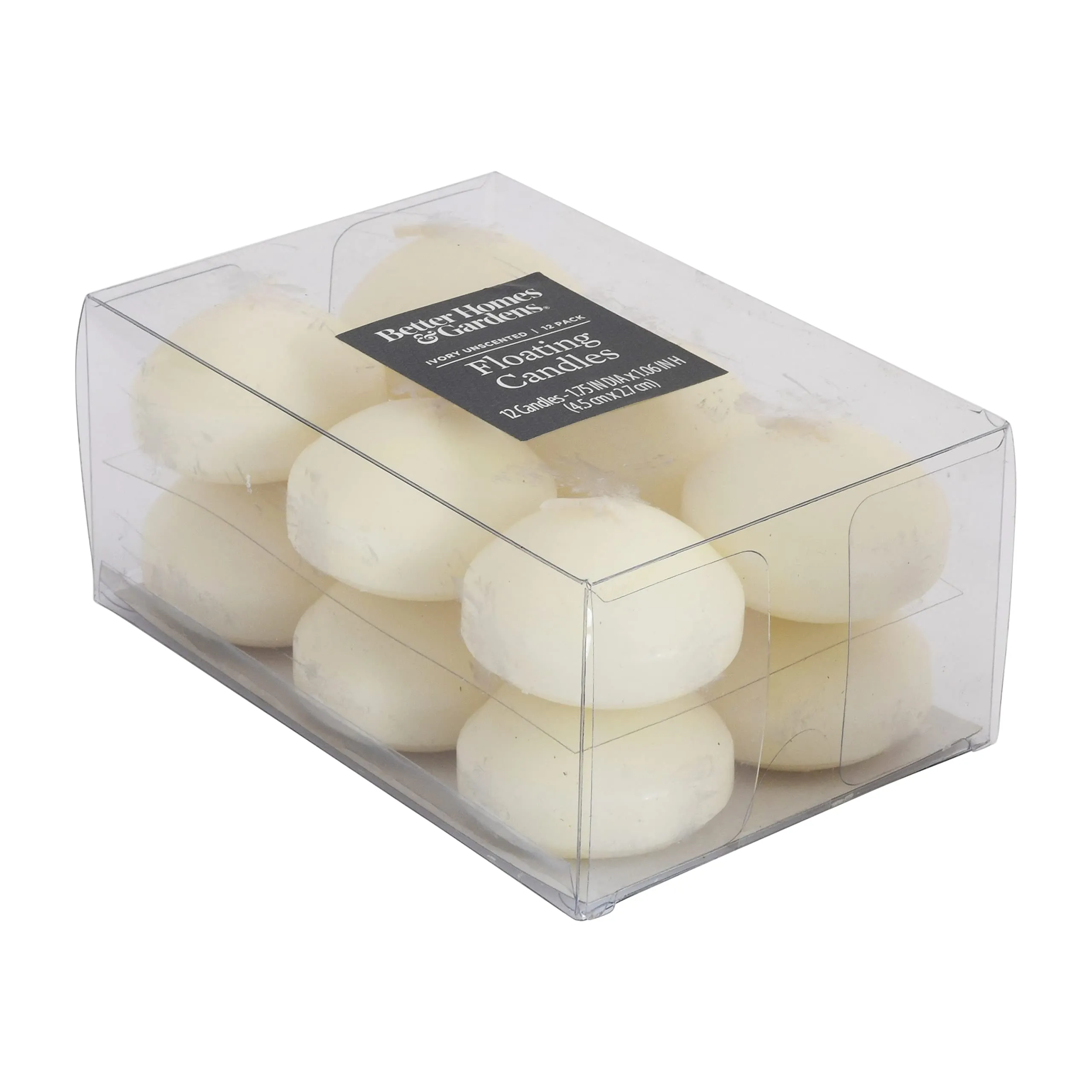 AURA Floating Nuggets Candle - Pack of 24 Ivory