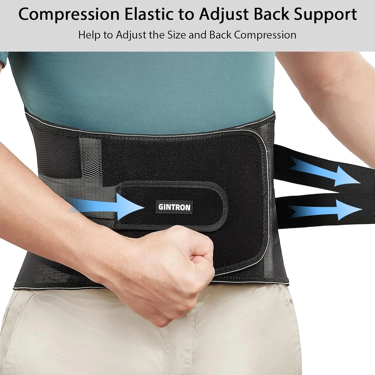 Back Brace for Lower Back Pain Relief Men Women, Immediate Relief from Sciatica, Herniated Disc, Scoliosis, Breathable Back Support Brace with 3D Lumbar Support Pad for Home & Lifting At Work
