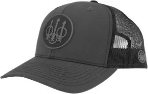 Beretta Men's Js Trucker Hat - Mesh Back Adjustable Snapback Pre-Curved Visor Cap, One Size Fits All