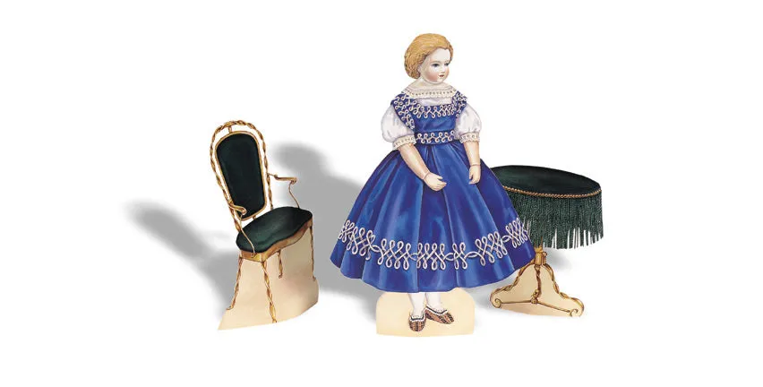 Blondinette Davranches A Paper Doll by Karen Prince