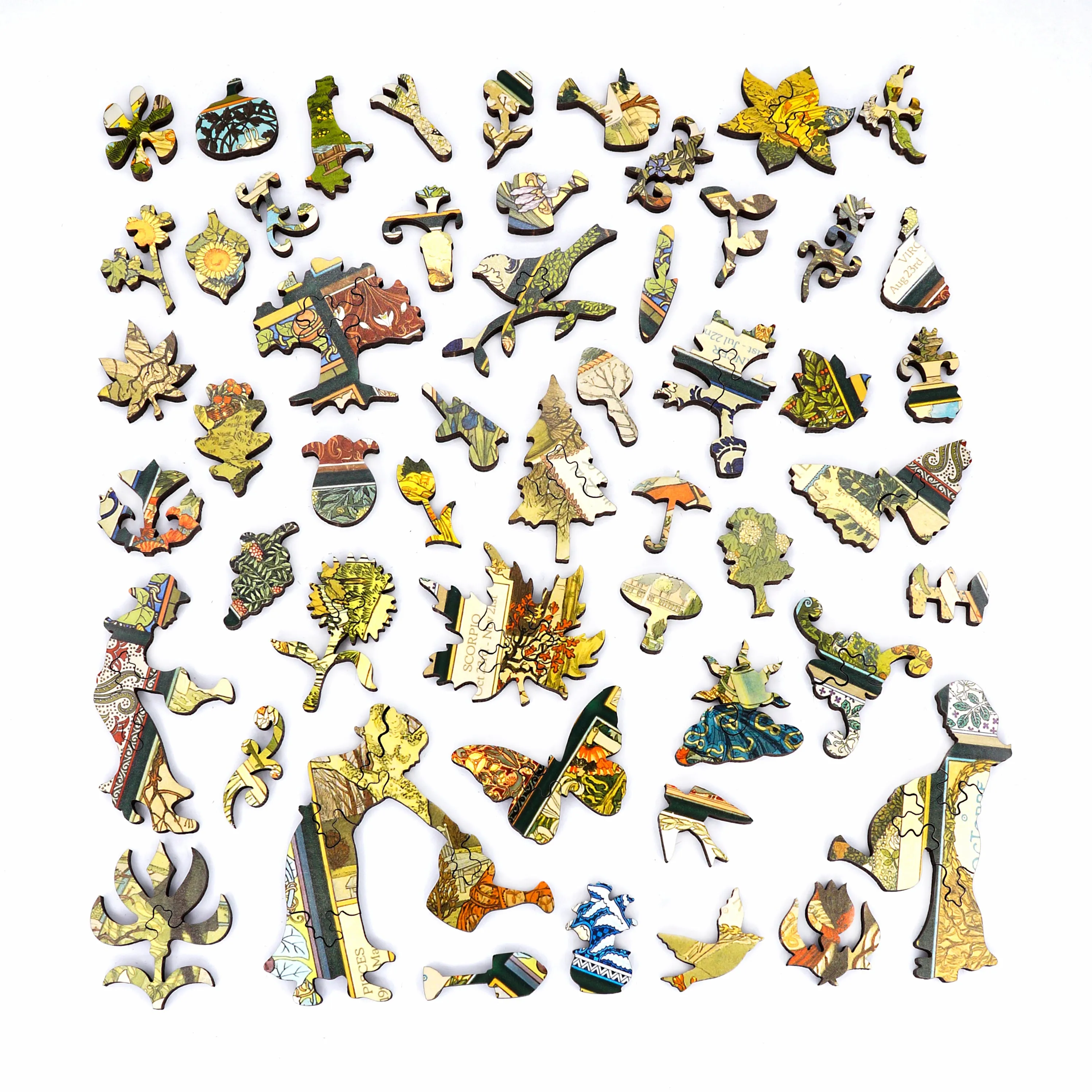 Calendar Girls (500 Piece Wooden Jigsaw Puzzle)
