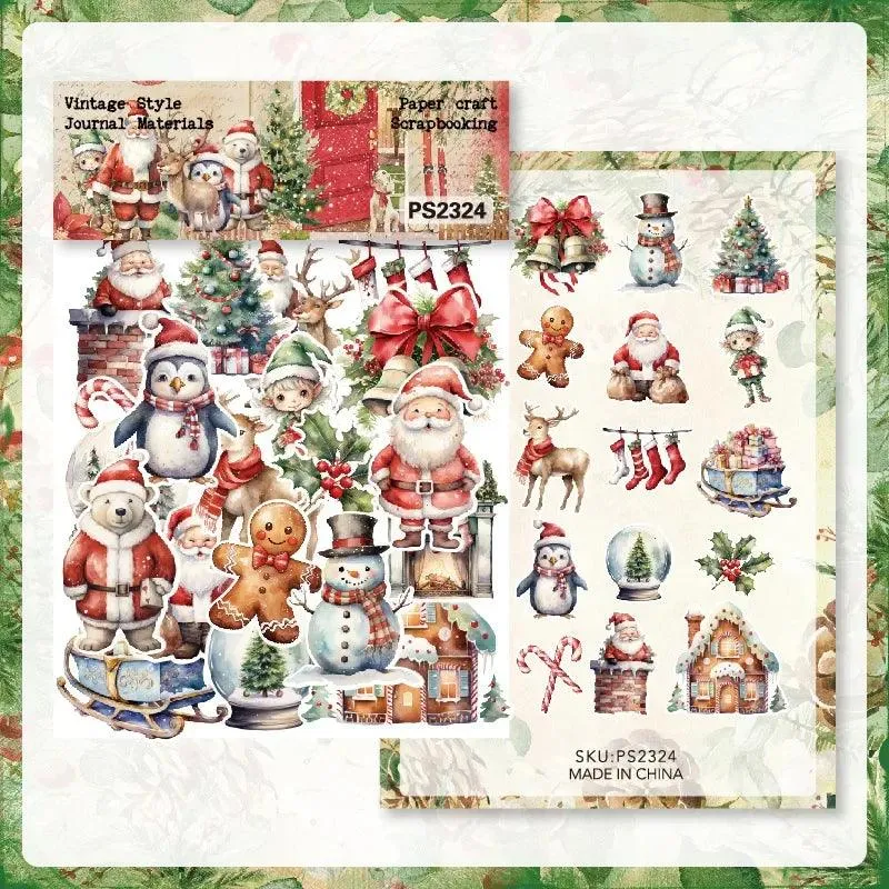 Christmas Die-Cut Sticker Pack