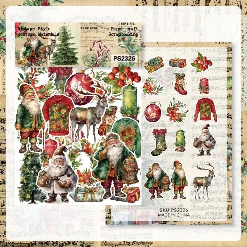 Christmas Die-Cut Sticker Pack