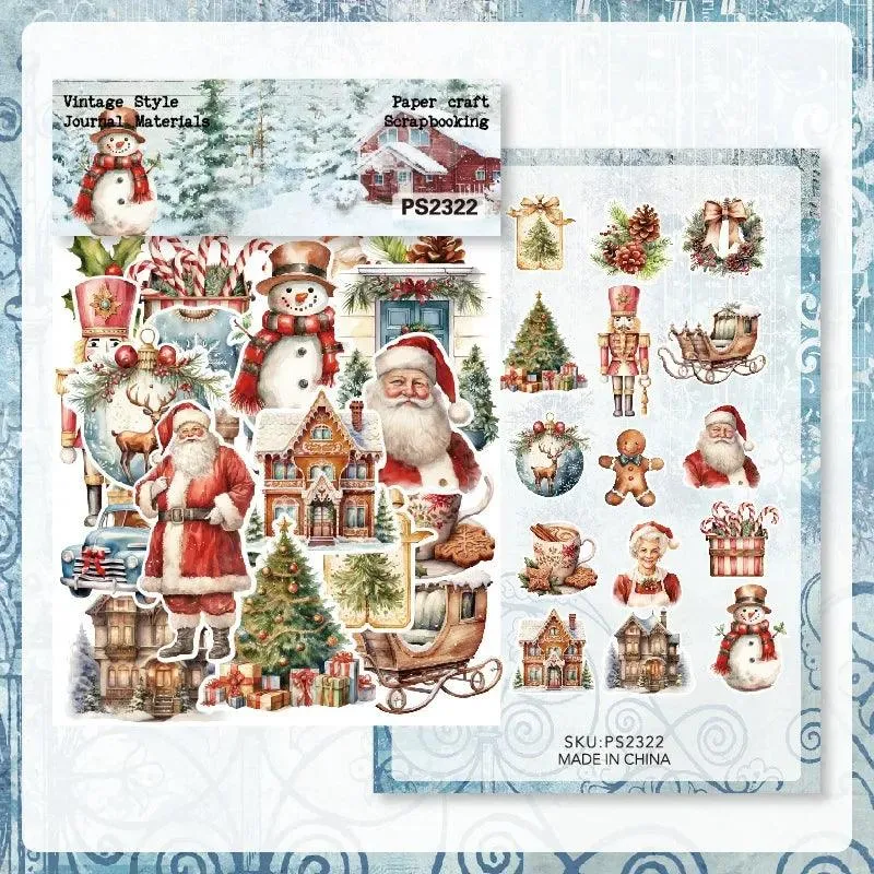 Christmas Die-Cut Sticker Pack