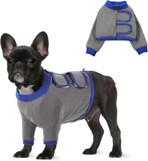 Dog Recovery Sleeves for Front Legs - Prevent Licking, Breathable, Grey L Size