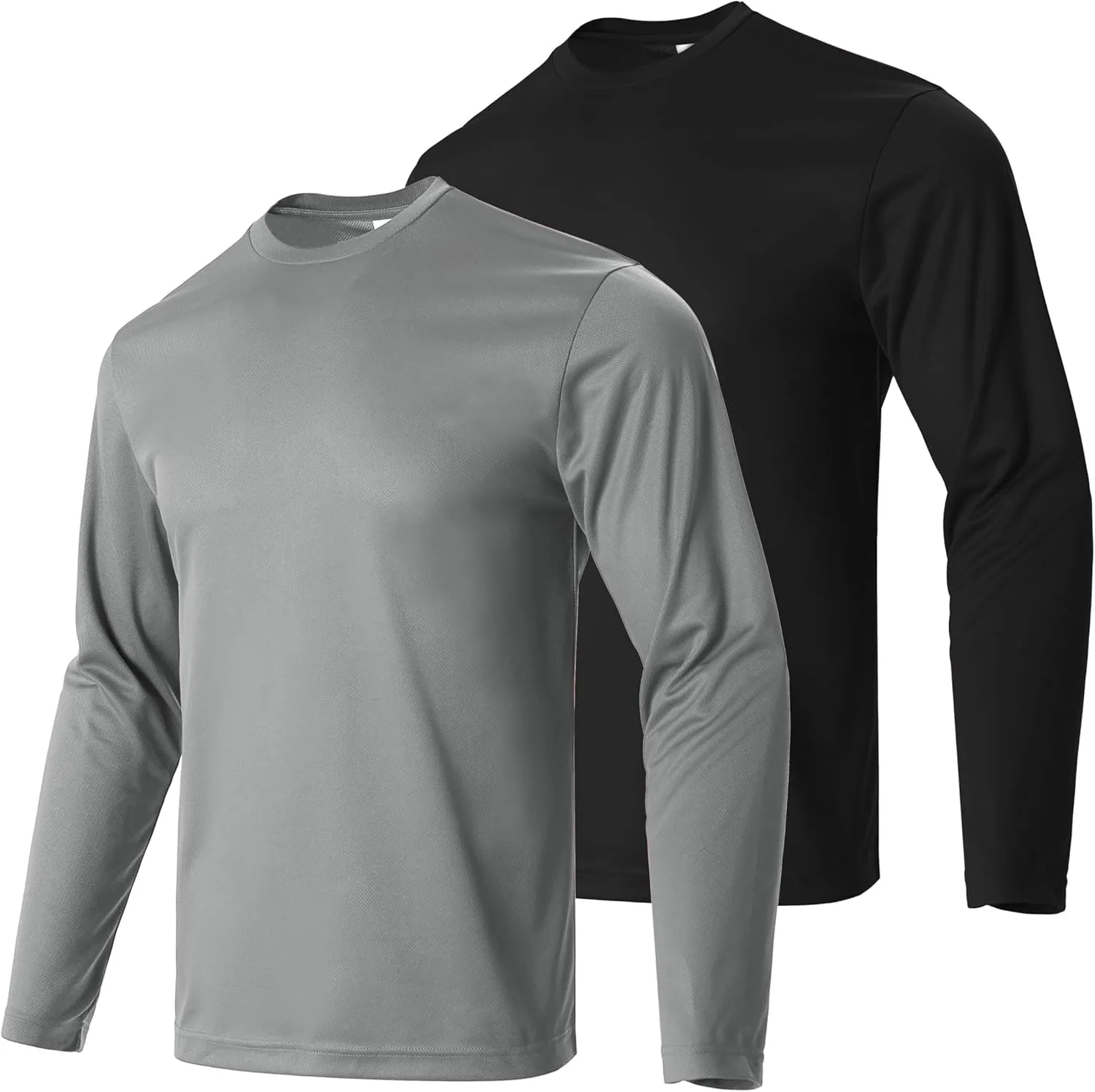 Gary Com Men Long Sleeve T-Shirts Pack Quick Dry Athletic Running Activewear Workout Tee UPF 50  Sun Protection Shirt for Men