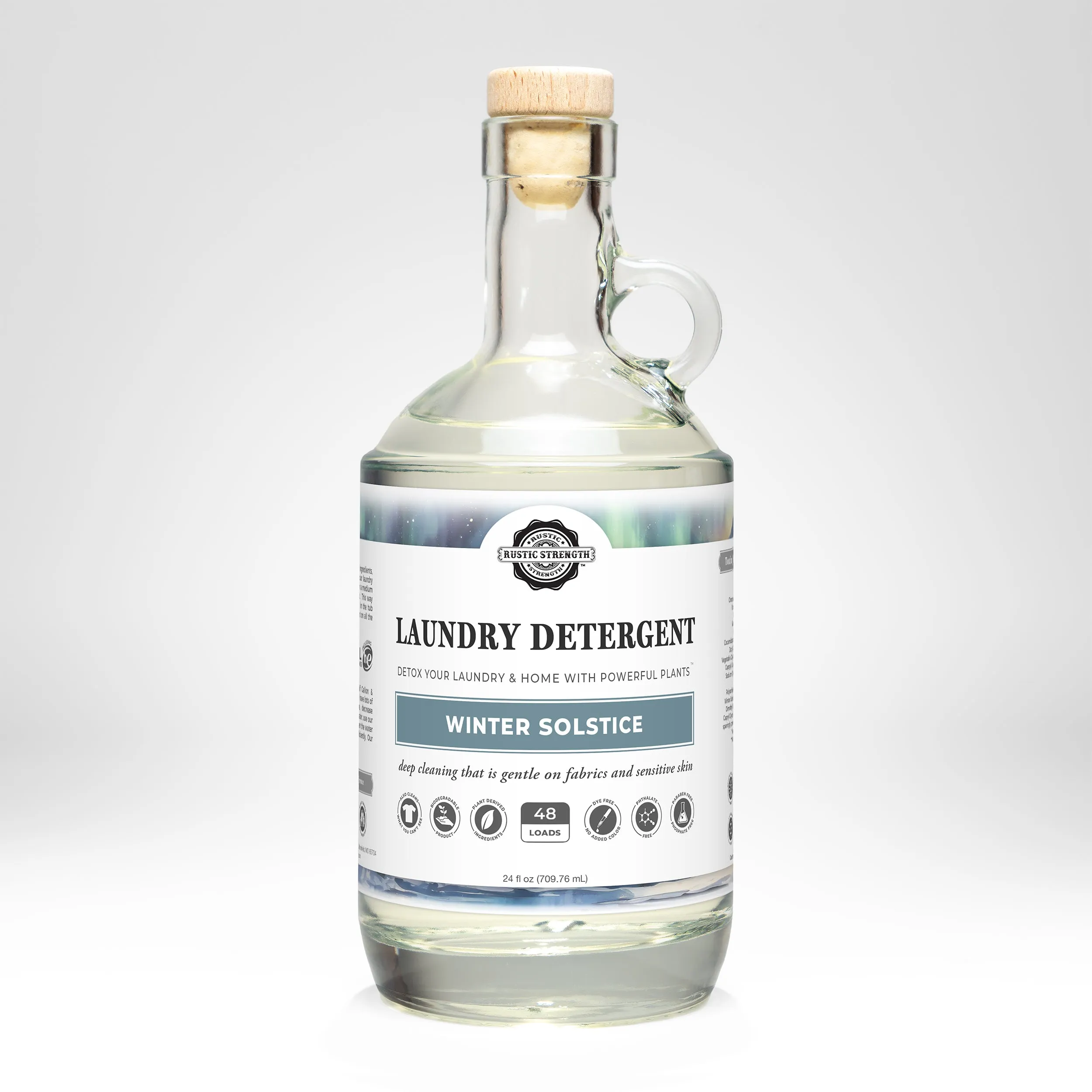 Laundry Detergent | Winter Scents | 24 oz Glass Bottle