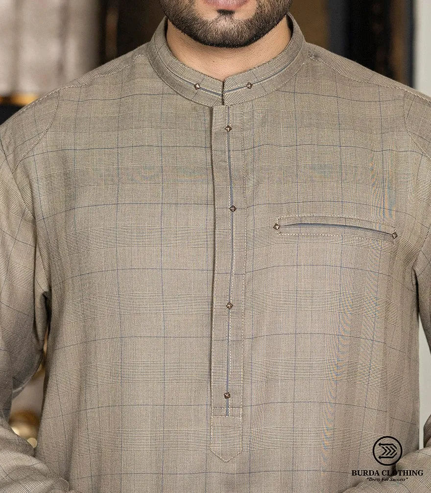 Light-Brown Premium Kurta