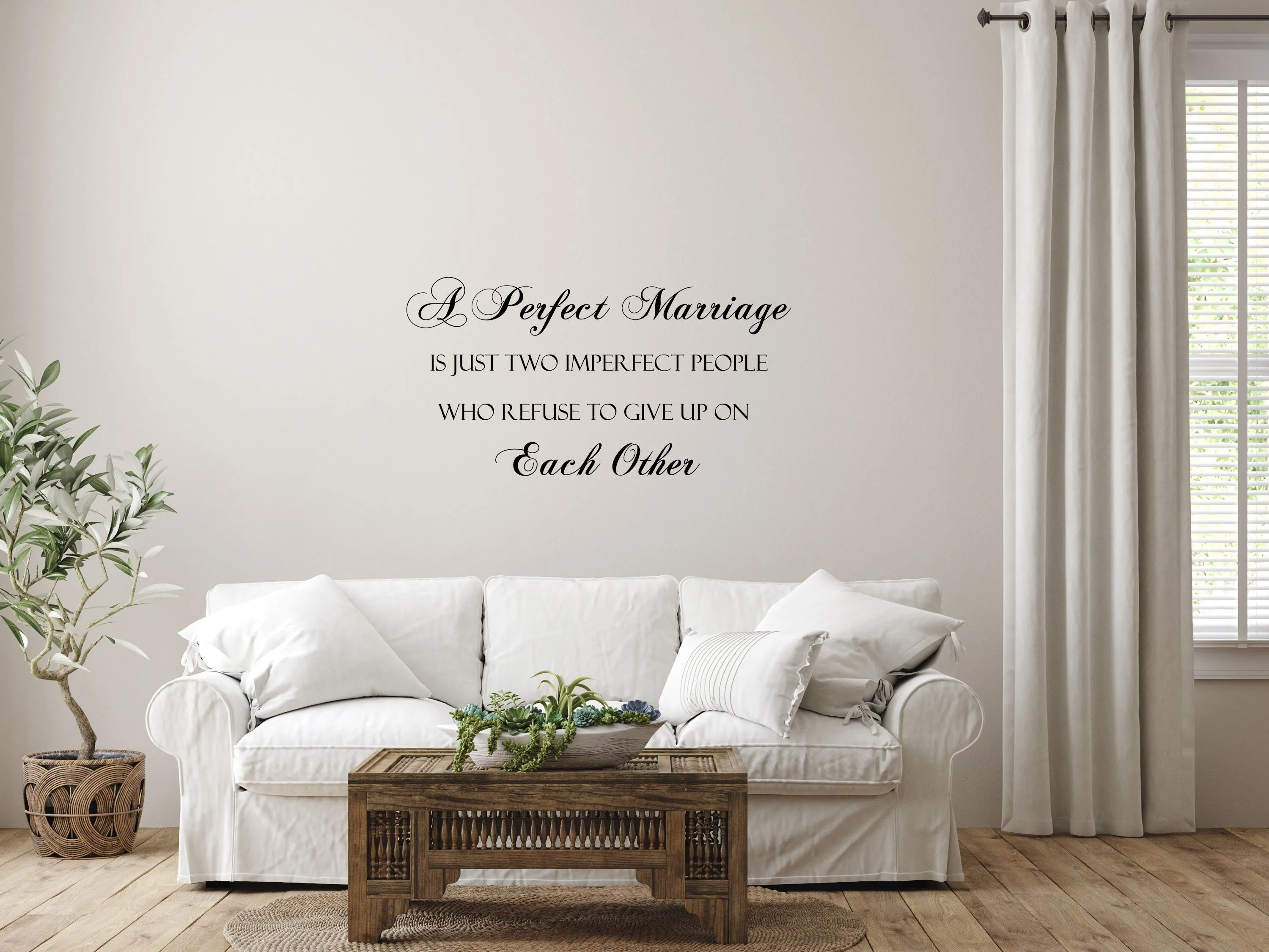 Perfect Marriage Vinyl Wall Decal