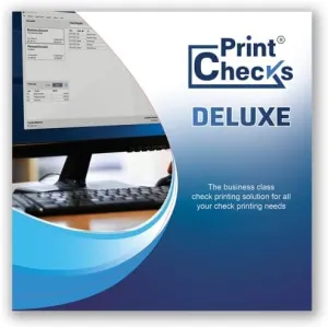 Print Checks Deluxe - Business Class Check Printing Software for Windows 10/11