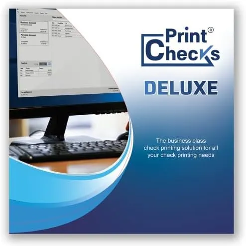 Print Checks Deluxe - Business Class Check Printing Software for Windows 10/11