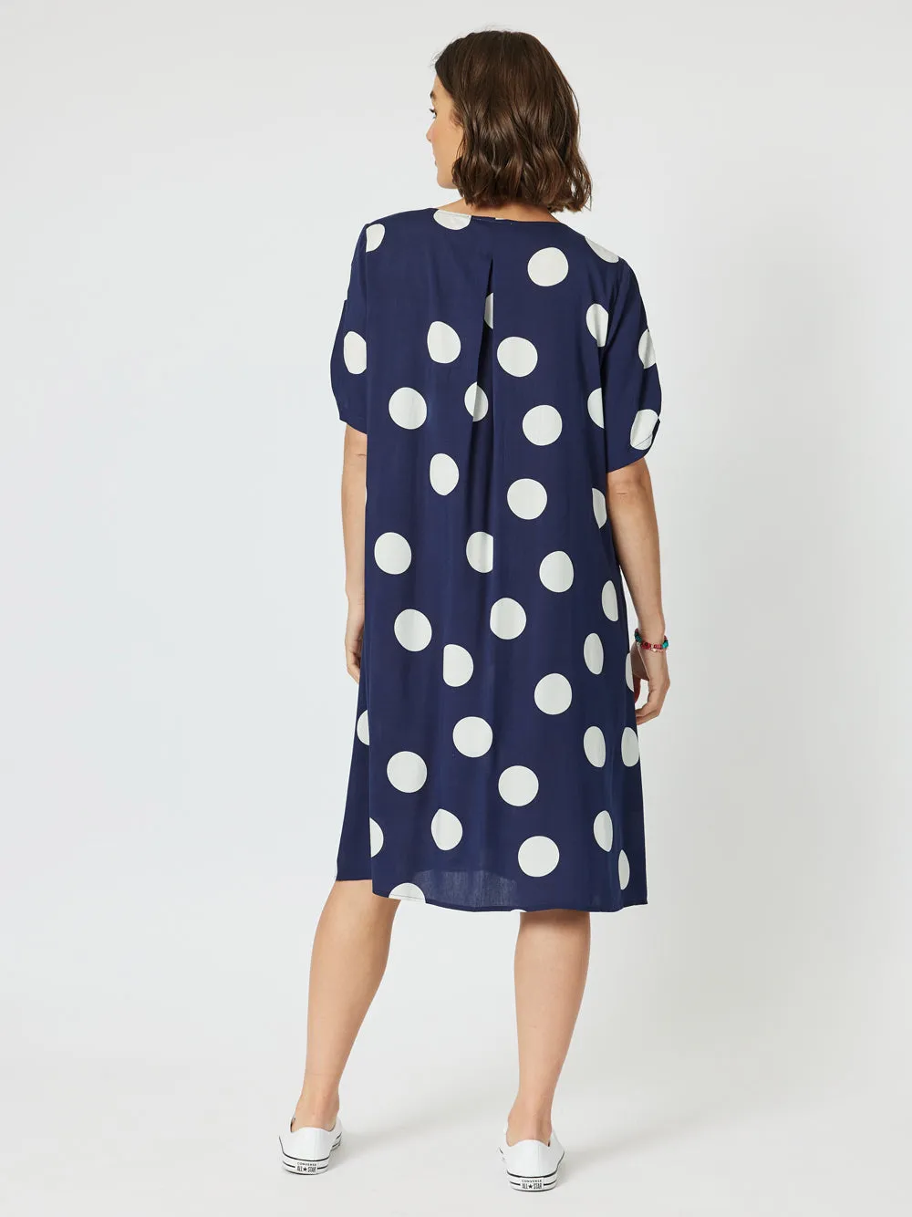 Spot The Dress - Navy