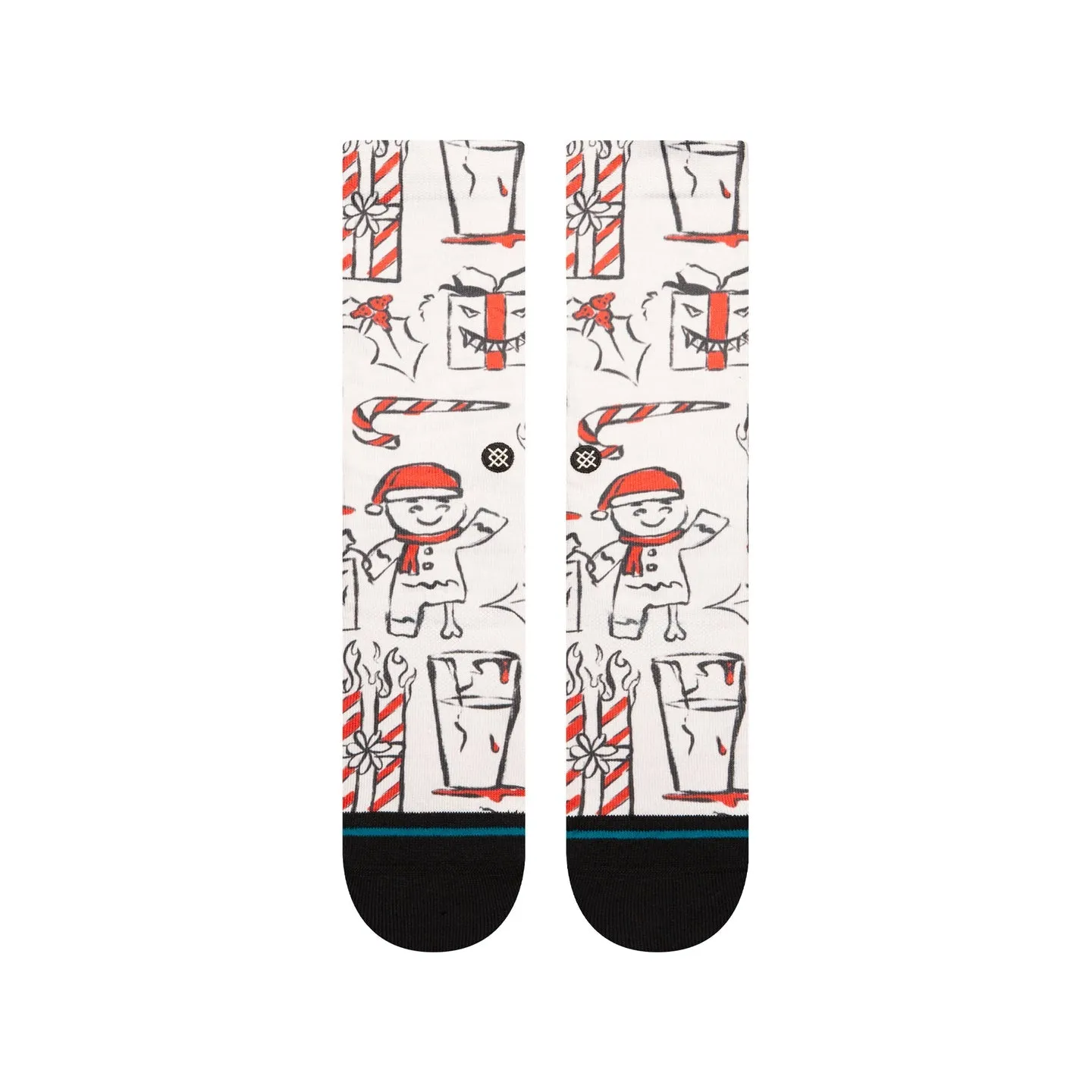 STANCE SOCKS ANGRY HOLIDAYZ - OFF WHITE
