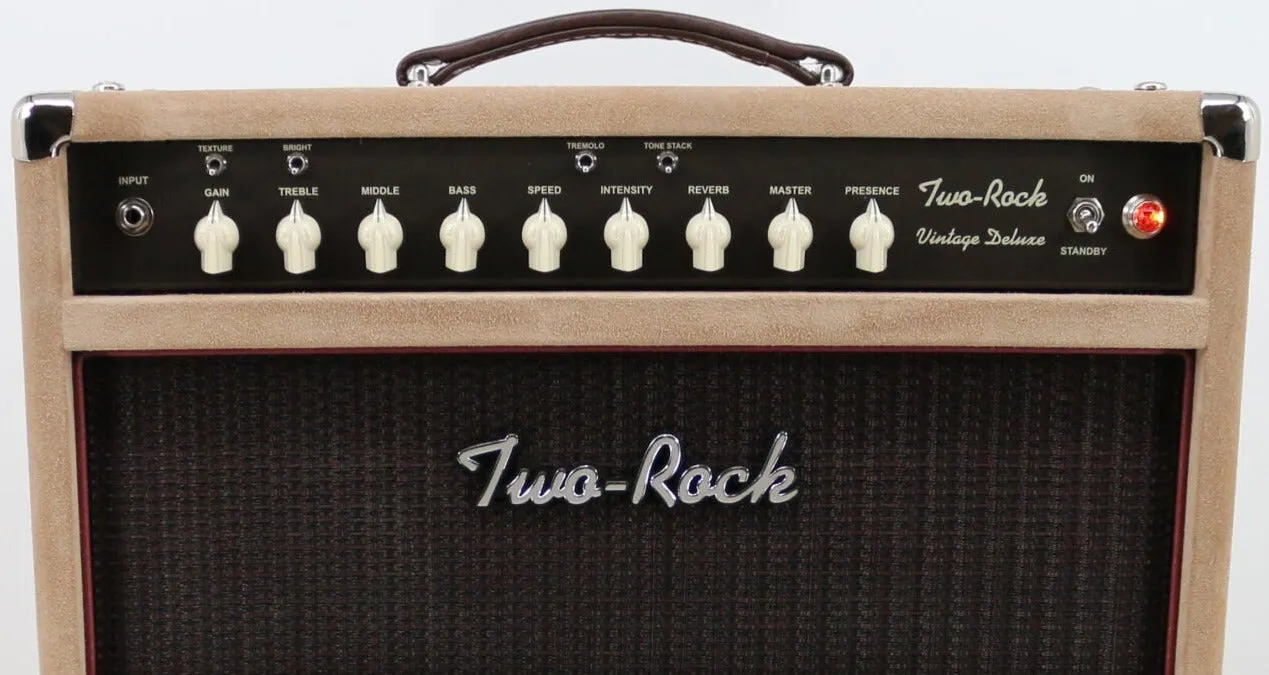 Two-Rock Vintage Deluxe 40/20 1x12 Combo, Dogwood Suede, Oxblood