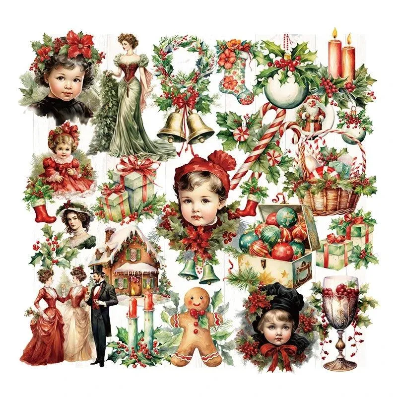 Vintage Christmas Sticker Pack