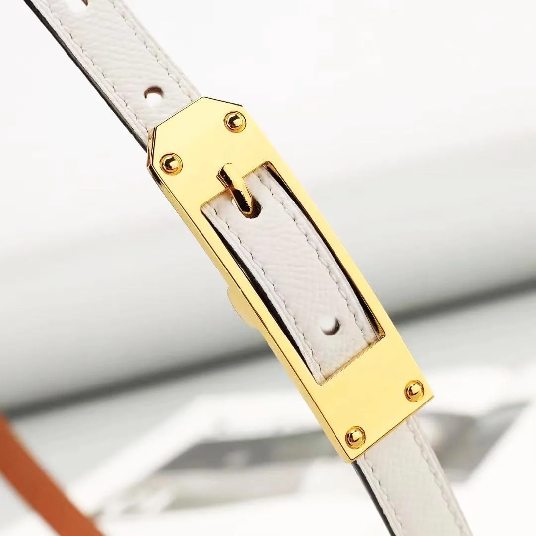 Women Skinny Leather Belt for Jeans Pants Dresses Ladies Fashion Waist Belt with Gold Buckle
